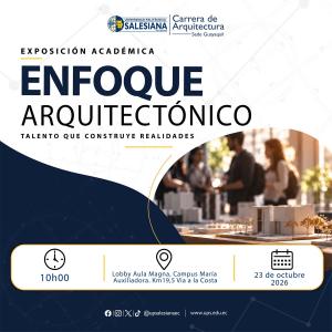 Afiche del evento Enfoque Arquitectónico: Talento que construye realidades